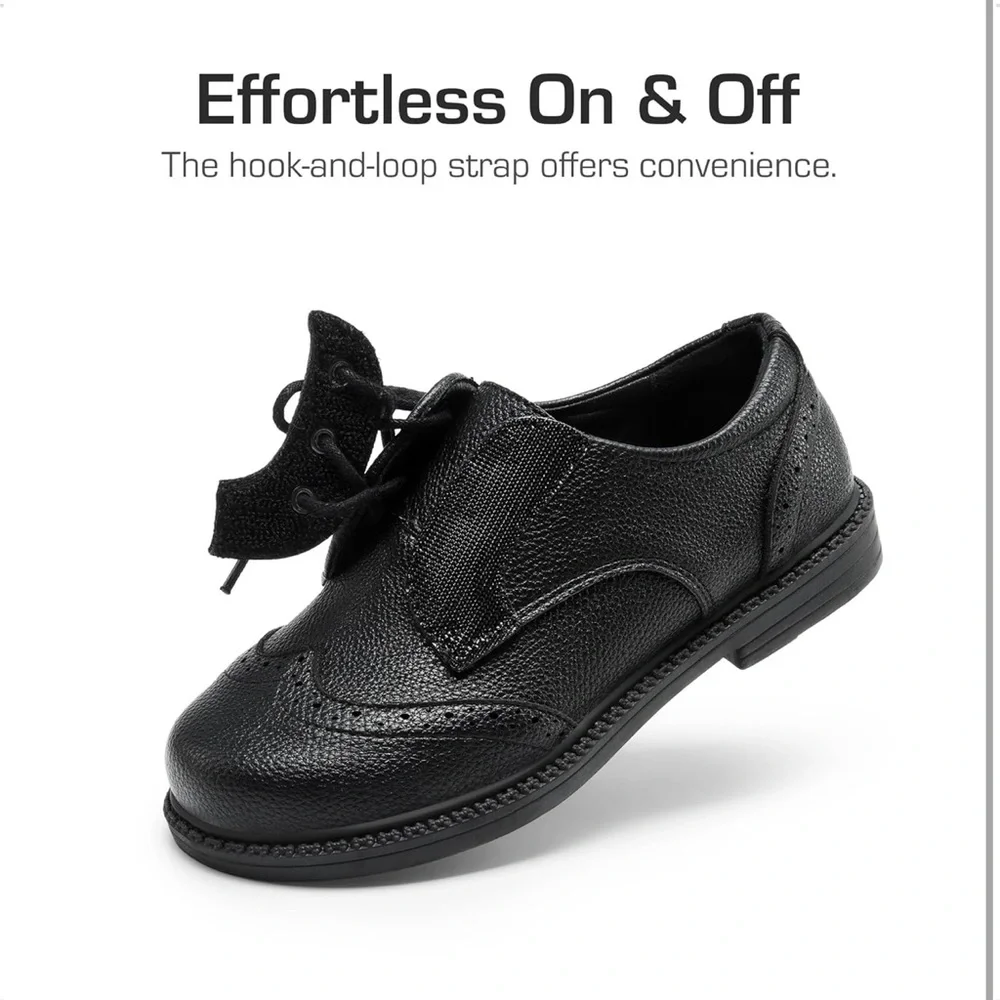 DREAM PAIRS Boys Girls Dress Shoes Kids School Uniform Formal Casual Oxfords